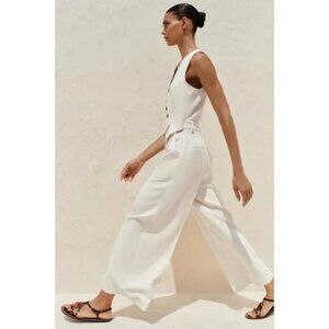 ZARA WIDE WAISTCOAT JUMPSUIT